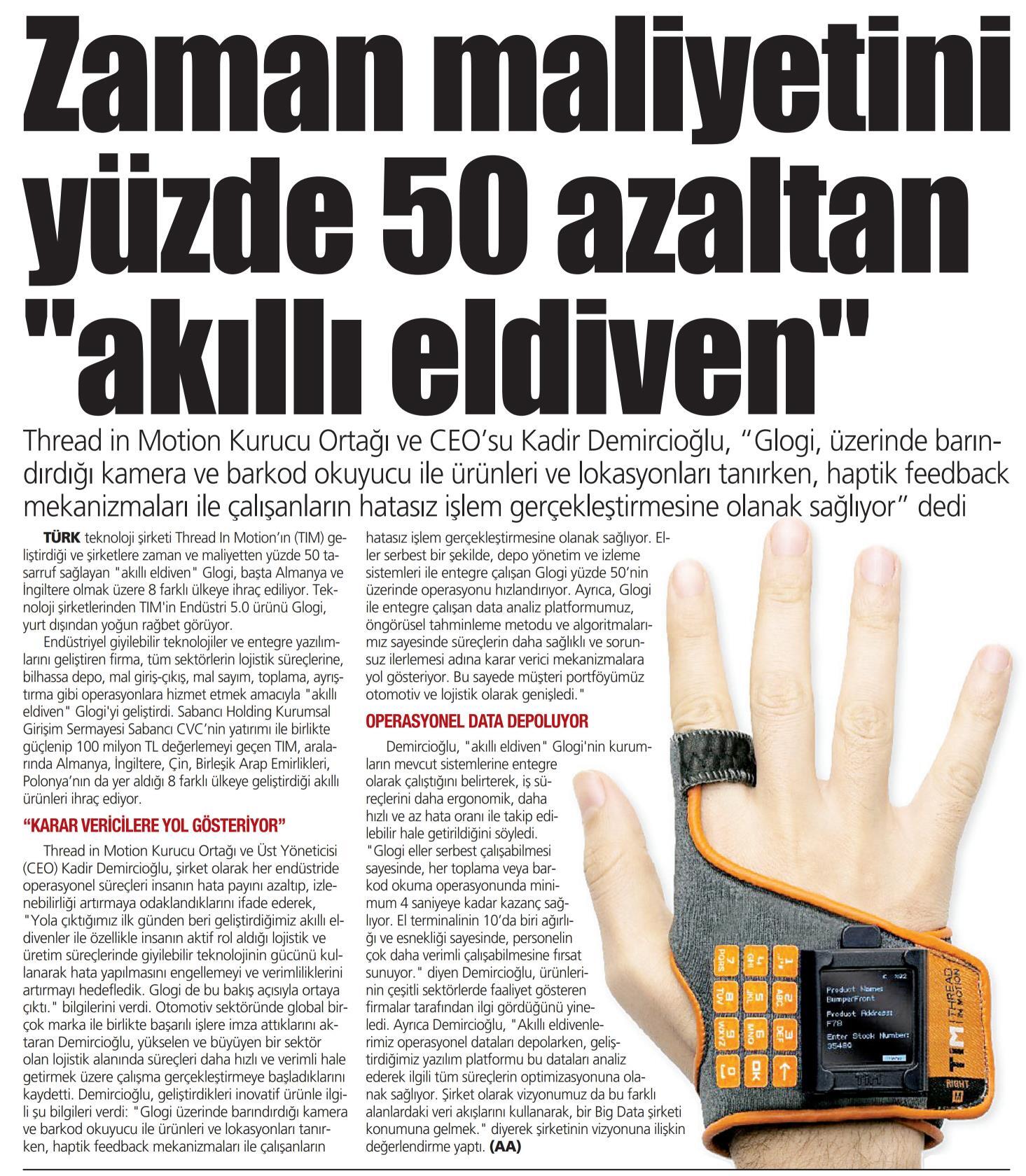 İstiklal, 2021 — archived press clipping about Thread In Motion